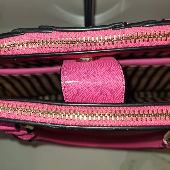 Kate Spade New York Pink and Blue Satchel EUC - Picture 6 of 16